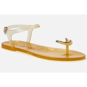 Katy Perry Banana Golden Harvest The Geli SCENTED Buckle Sandals 9 New in Box